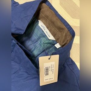NWT Peter Millar Mens Crown Waxed Cotton Safari Field Jacket Navy Sz XL $298
